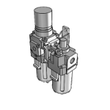 【收敛品】: AC10A-60A - 过滤减压阀+油雾器:本产品已停止生产