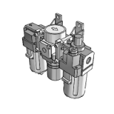 【收敛品】: AC10-60 - 空气过滤器 + 减压阀 + 油雾器:本产品已停止生产