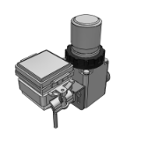 IRV-X1 - Integrated digital pressure switch for panel mounting