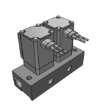 VVX2_0 - 直动式2通电磁阀/集装型(空气用)