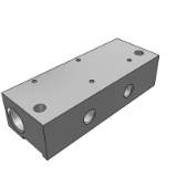 VVX2_4 - 直动式2通电磁阀/集装板(中真空用)