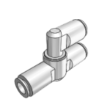 VR1210F-1220F - Transmitters: Shuttle Valve with One-touch Fittings