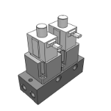 VT317M (VV317) - 3 Port Solenoid Valve/Direct Operated Poppet Type/Manifold Specifications