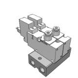 VV3QZ22 - 直接配管型: 集装式 插头式组件