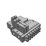 SS0755-S - 插头引线式集装用一体型集装阀:对应EX510网关单元串行传送系统