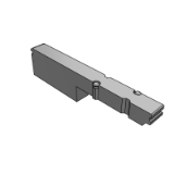 SS0700-10A-3 - 슬림 컴팩트 Plug-in 매니폴드 일체형 베이스:블랭킹 플레이트 Ass'y