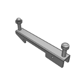 SS0700-57A-3 - Slim Compact Plug-in Manifold Bar Base:DIN Rail Mounting Bracket