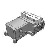 SS5V2-EX250 - 拉杆式底板: 对应EX250一体型 (对应输入输出) 串行传送系统