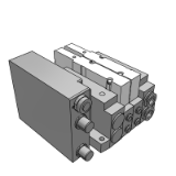 SS5V2-EX260 - 拉杆式底板: 对应EX260一体型 (对应输出)串行传送系统