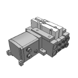SS5V3-EX250 - Tie-rod base: EX250 Integrated-type (For I/O) Serial Transmission System