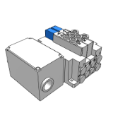 SS5Y5-12TC - 插入式插件连接集装阀:对应端子台盒 (弹簧形)