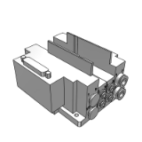 25A-SS5Y5-10_11-BASE - 插入式插件连接底板:D型辅助插座