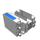 25A-SS5Y5-10S_11S-BASE - 插入式插件连接底板:对应EX260系列