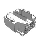 25A-SS5Y5-12_BASE - 插入式插件连接底板:D型辅助插座