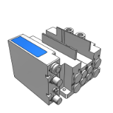 25A-SS5Y5-12S-BASE - Plug-in Connector Connecting Base: For Series EX260