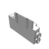 25A-SY70M-3 - SUP/EXH End Block Assembly