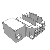 SS5Y7-12TC-BASE - Plug-in Connector Connecting Base: Terminal Block Box (Spring Type)