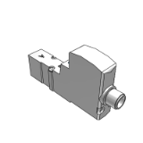 SYJ3_4_WA_SU - IEC60947-5-2规格产品M8型插头(底板配管型(5通))/单体