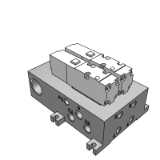VV5FR2-01T1 - Plug-in Type: With Terminal Block (One-piece Junction Cover)