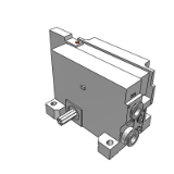 VV5Q21-L - 底板配管型插入式集装阀: 引线式
