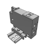 VVQ2000-FPG - Double check block (Separated) Manifold (DIN rail mounting)