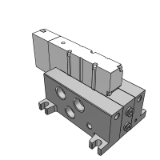 【收敛品】: VV5Q45-C - 底板配管型插头引线式单元: 插头式组件:本产品已停止生产