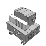 【생산 종료품】: VV5Q41-T - 베이스 배관형 Plug-in 유니트: Terminal Block Box Kit:본 제품은 생산이 중단되었습니다