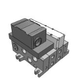 【생산 종료품】: VV5Q51-T - 베이스 배관형 Plug-in 유니트: Terminal Block Box Kit:본 제품은 생산이 중단되었습니다