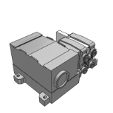 VV5QC11-T - Base Mounted Plug-in Unit Manifold: Terminal Block Box