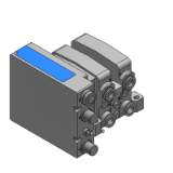 VV5QC11-S-BASE - ベース配管形プラグインユニットマニホールドベース: EX260一体型(出力対応)