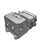 VV5QC21-S - 底板配管型插入式组件集装: EX126一体型(输出对应)