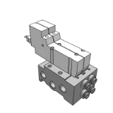 VV5QZ15-C - 底板配管型插头引线组件/集装阀: 插头组件