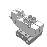 VV5QZ22-C - Body Ported Plug Lead Unit/Manifold: Connector Kit