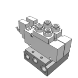 VV5QZ32-C - 直接配管形プラグリードユニット/マニホールド: コネクタキット
