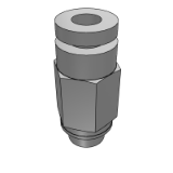 KQ2H - Male Connector (Gasket Seal)