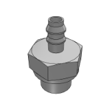 MS-5AU-3/-4/-6 - Barb Fitting for Soft Tube